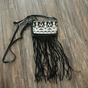 Tribal boho crossbody bag